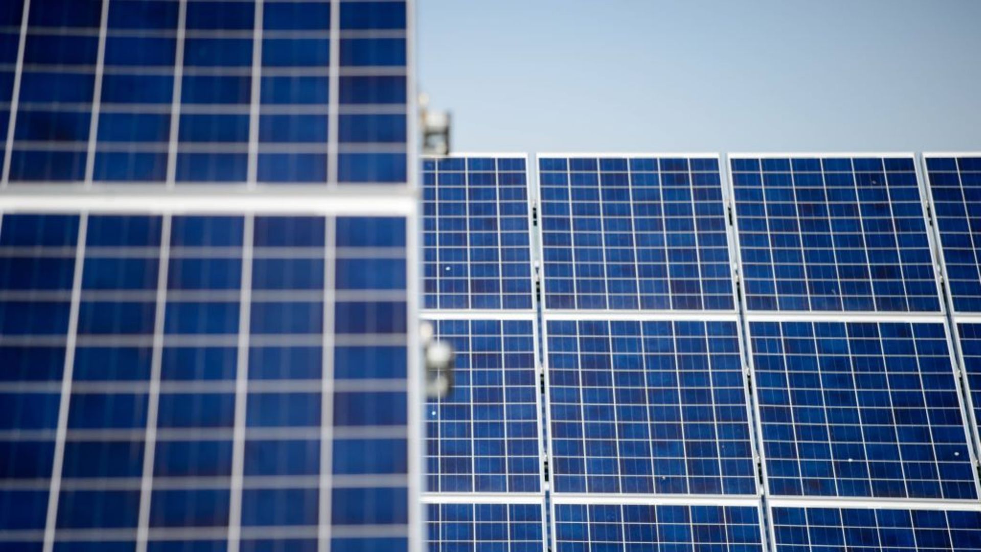 Nahaufnahme Photovoltaikanlage