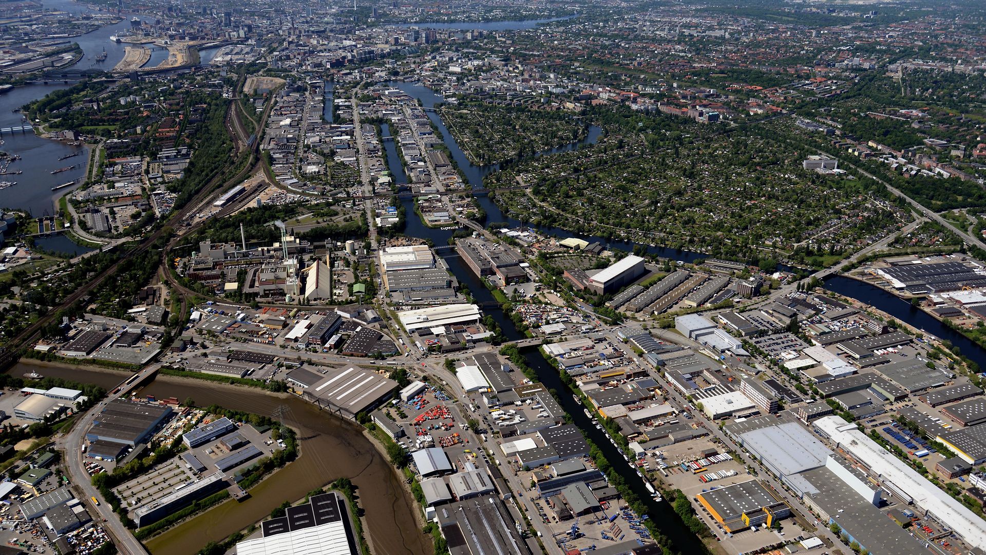 Billbrook von oben