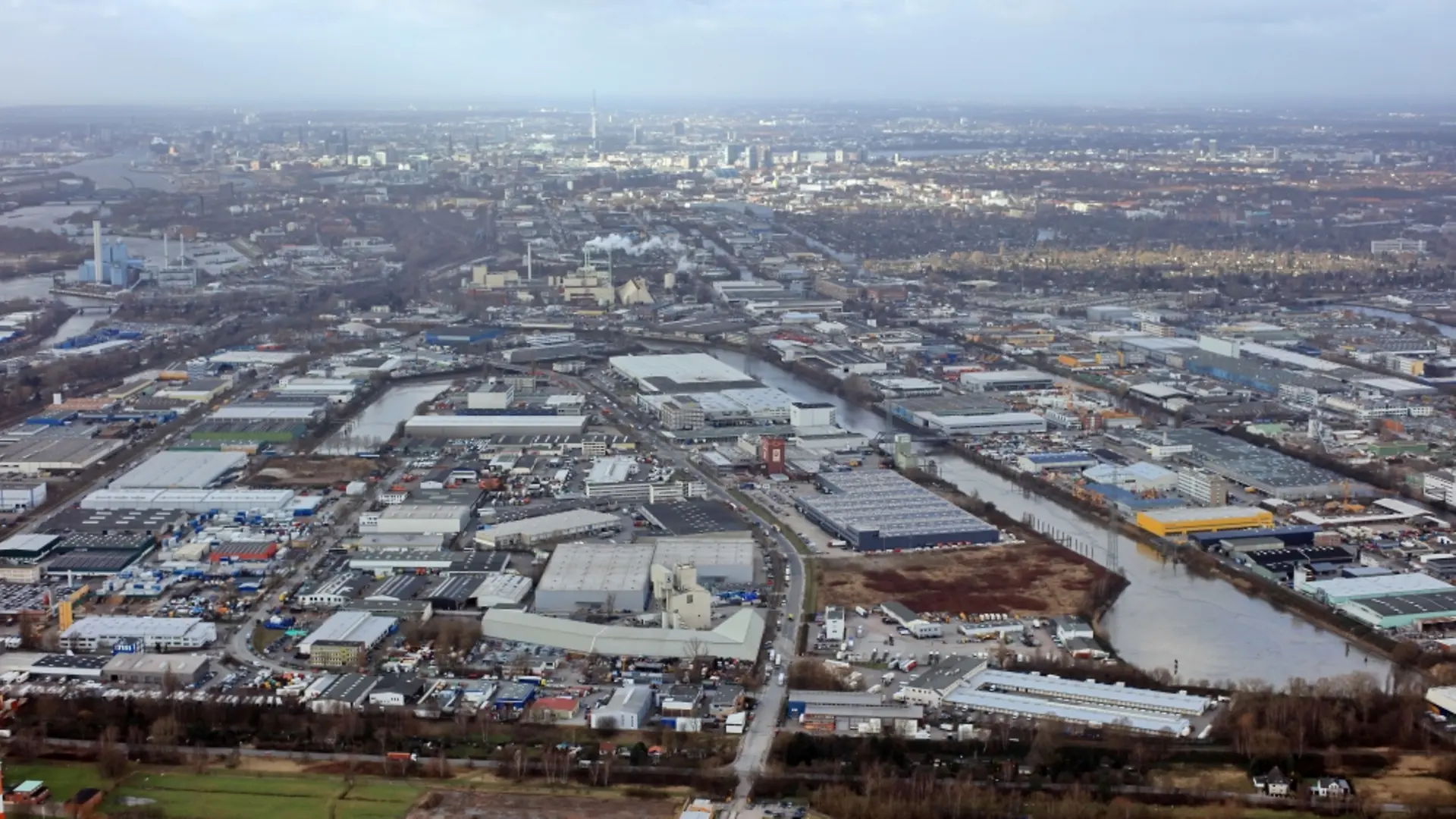 Luftbild Billbrook