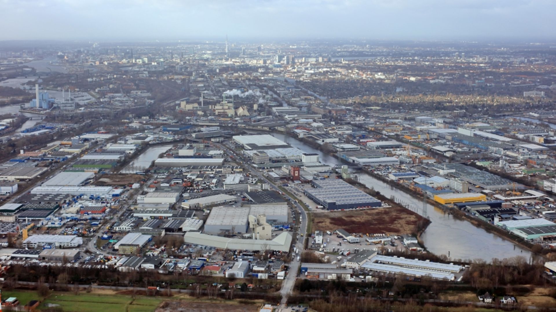 Luftbild Billbrook